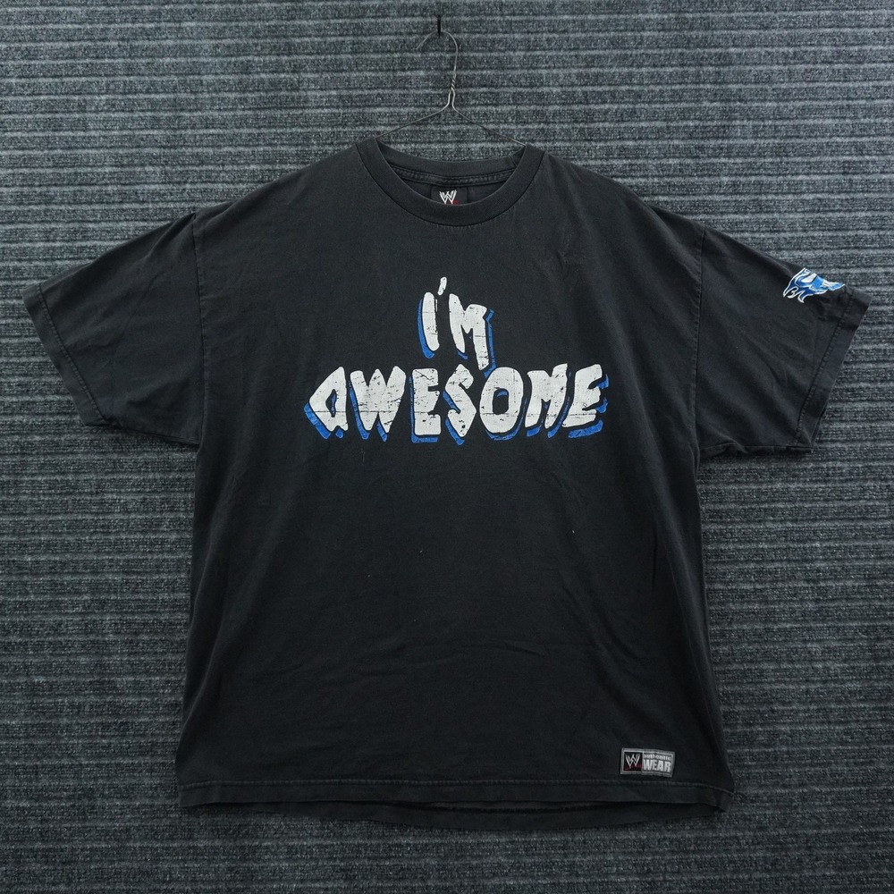 WWE The Miz Graphic T-Shirt Mens 2X Black I'm Awesome Be Miz 2008 Vintage